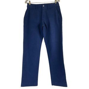 Bonobos Pants Men's Sz 28xReg Navy Blue Stretch Washed Chino Straight Leg Nwot